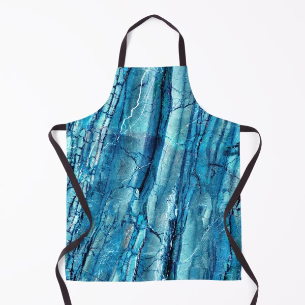 Item preview, New Trendy Azure Blue (Faux) Marble Art Design designed and sold by DEC02.