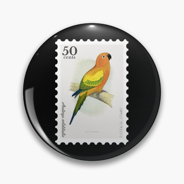 Item preview, Sun Parakeet (Aratinga solstitialis) Stamp designed and sold by RabbitK.