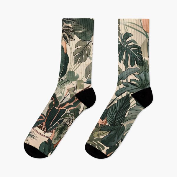Item preview, Tropical Jungle Houseplants Collection designed and sold by TeaTimePrints.