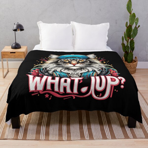 Item preview, Maine Coon cat cool what's up gangster gift designed and sold by Pineapple-Tree.