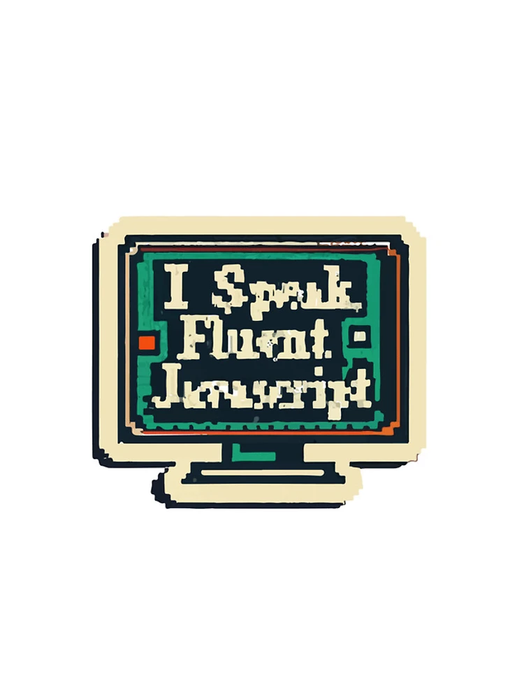 Thumbnail 4 of 4, iPhone Case, Retro Pixel Art JavaScript Fluency Design designed and sold by NiftyWrx.
