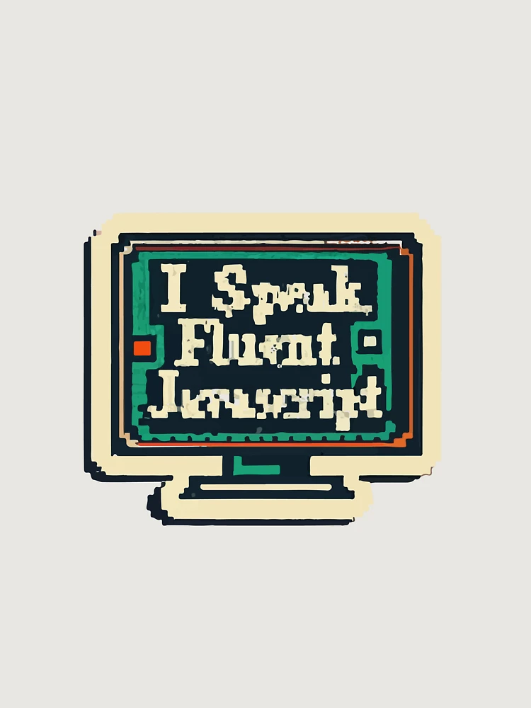 Thumbnail 6 von 6, Premium Oversized Pullover, Retro Pixel Art JavaScript Fluency Design designt und verkauft von NiftyWrx.