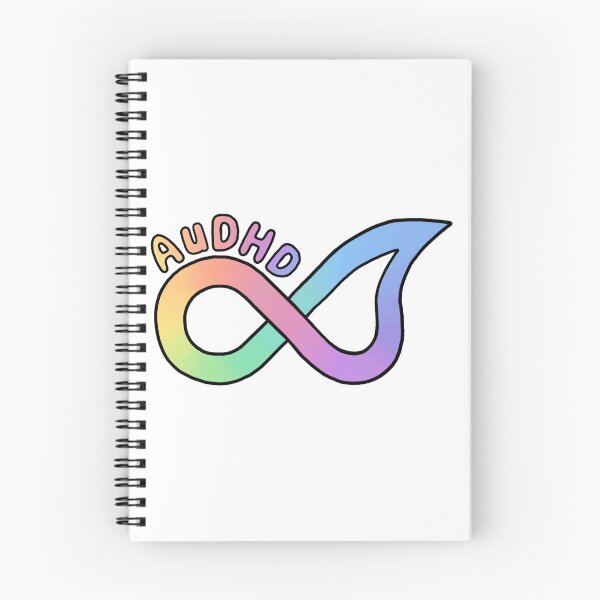 Item preview, AuDHD symbol (ADHD butterfly + autism infinity symbol combined) | neurodiversity designed and sold by NeurodiverseTea.