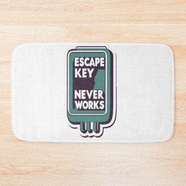 Item preview, Escape Key Never Works - Surreal Keyboard Abstract Art designed and sold by NiftyWrx.