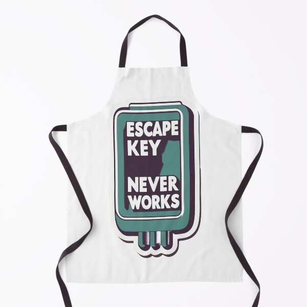 Item preview, Escape Key Never Works - Surreal Keyboard Abstract Art designed and sold by NiftyWrx.