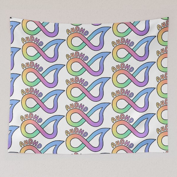 Item preview, AuDHD symbol (ADHD butterfly + autism infinity symbol combined) | neurodiversity designed and sold by NeurodiverseTea.