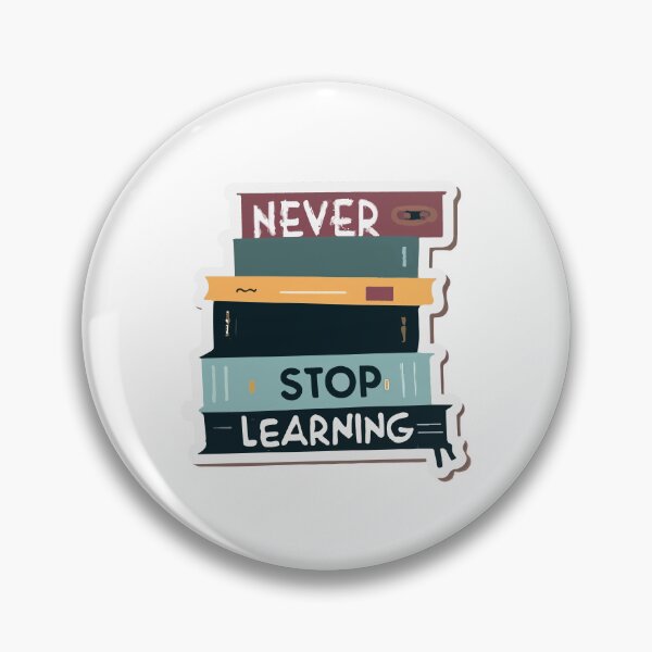 Item preview, Never Stop Learning - Coding Books Stack designed and sold by NiftyWrx.