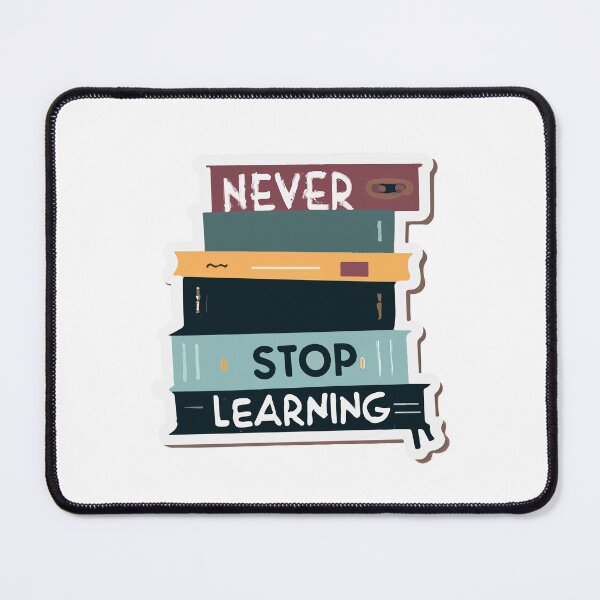 Item preview, Never Stop Learning - Coding Books Stack designed and sold by NiftyWrx.