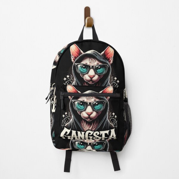 Item preview, Sphynx cat cool gangsta gangster gift designed and sold by Pineapple-Tree.