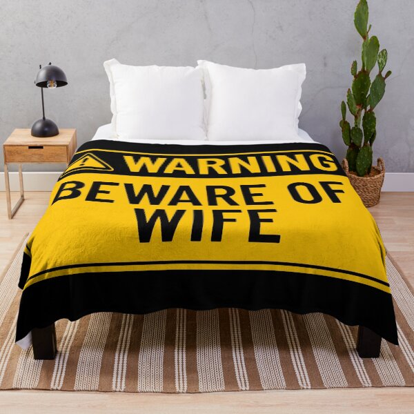 Item preview, Warning: Beware of Wife designed and sold by mr-k-store.