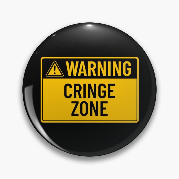 Item preview, Warning: Cringe Zone designed and sold by mr-k-store.
