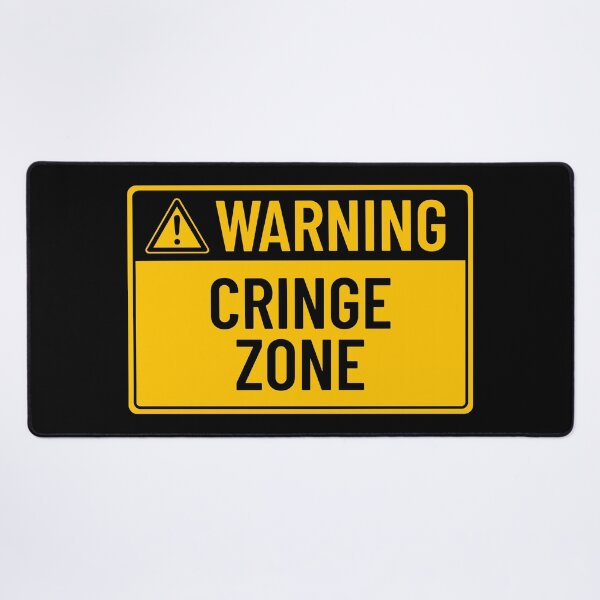 Item preview, Warning: Cringe Zone designed and sold by mr-k-store.