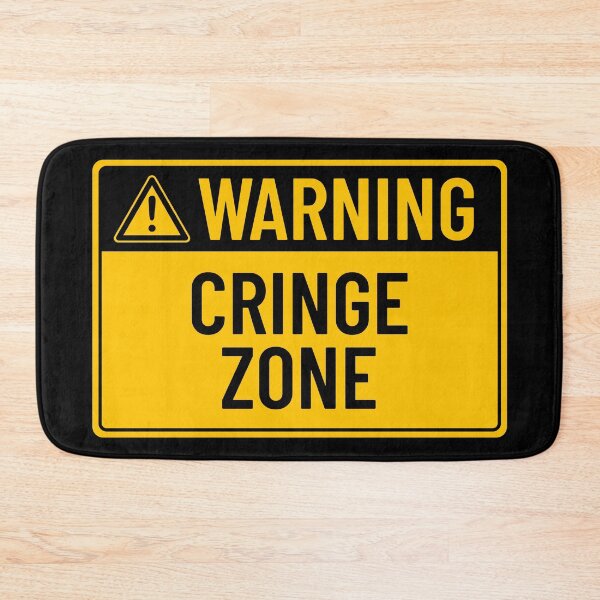 Item preview, Warning: Cringe Zone designed and sold by mr-k-store.