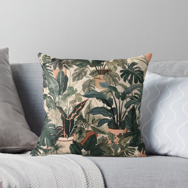 Item preview, Tropical Jungle Houseplants Collection designed and sold by TeaTimePrints.