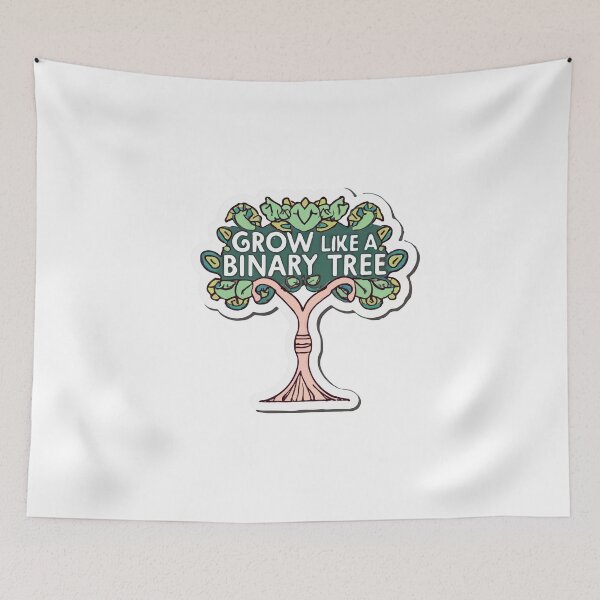 Item preview, Grow Like a Binary Tree - Programmer Whimsy Art designed and sold by NiftyWrx.