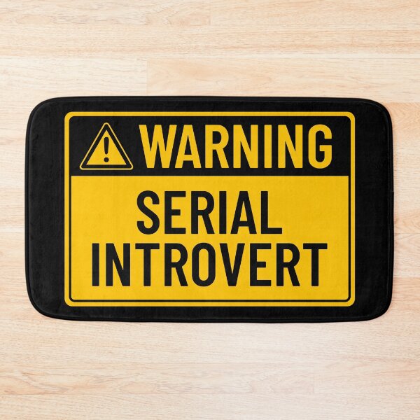 Item preview, Warning: Serial Introvert designed and sold by mr-k-store.
