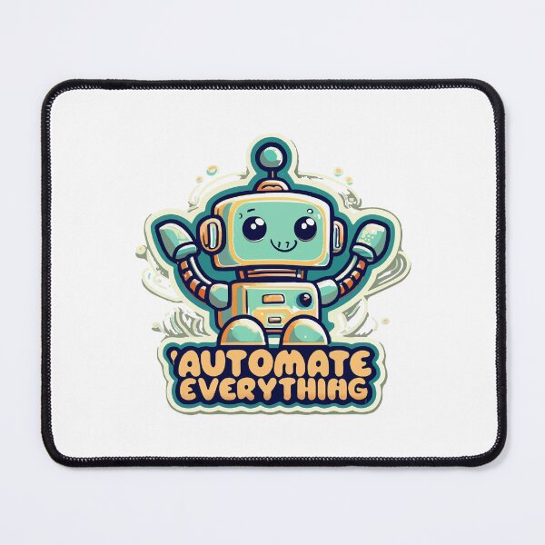 Aperçu de l'œuvre Un robot convivial automatise tout la conception de dessins animés créée et vendue par NiftyWrx.