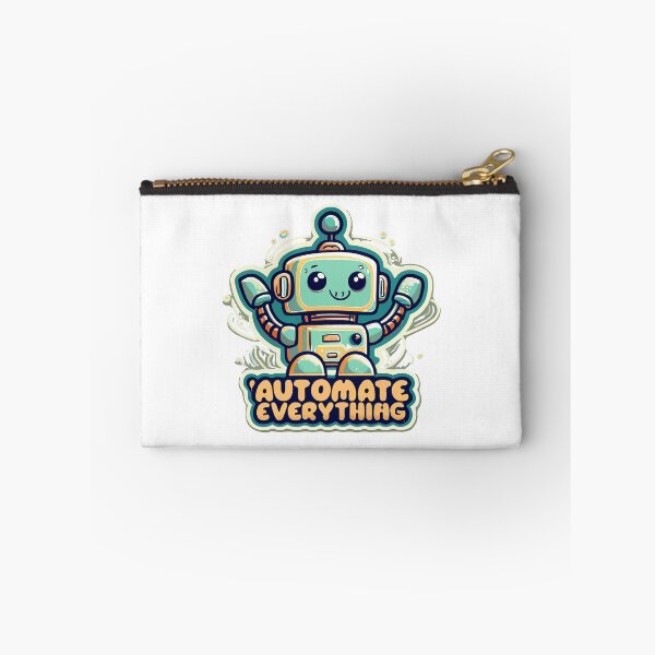 Item preview, Friendly Robot Automate Everything Cartoon Design designed and sold by NiftyWrx.
