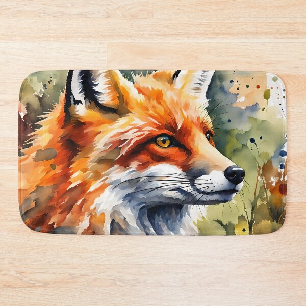 Item preview, Red Fox in a Watercolour Style designed and sold by Country-Artist.