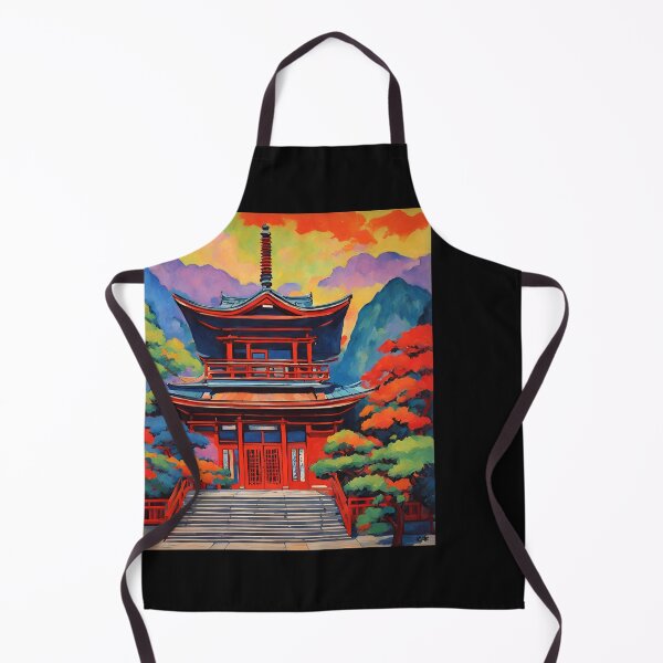 Item preview, japanese temple in fauvism art 2024 designed and sold by cloudzer0000.