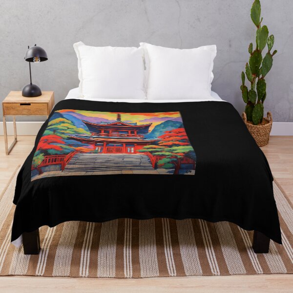 Item preview, japanese temple in fauvism art 2024 designed and sold by cloudzer0000.