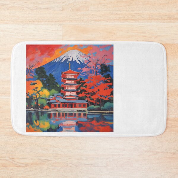 Item preview, japanese temple in fauvism art 2024 pt2 designed and sold by cloudzer0000.