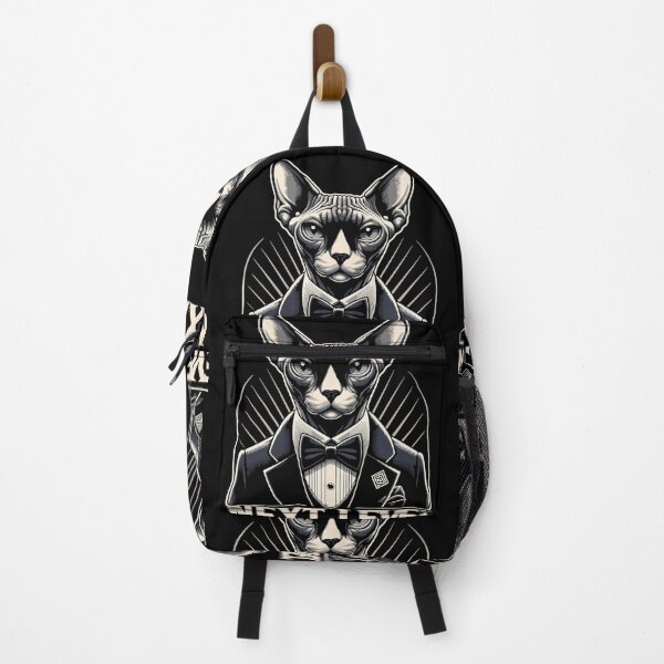 Item preview, Sphynx cat chic suit tuxedo next level gift designed and sold by Pineapple-Tree.