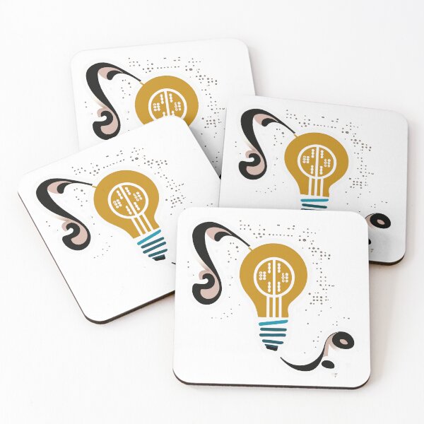Item preview, Whimsical Light Bulb Idea Generation Design designed and sold by NiftyWrx.