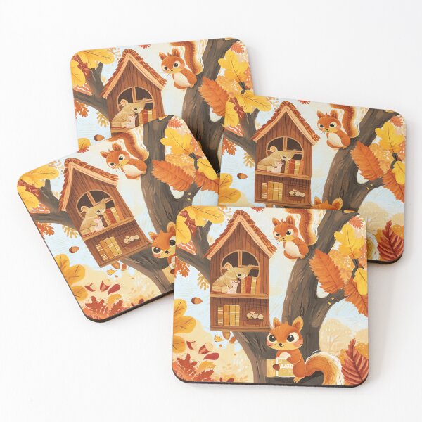 Item preview, Squirrel School Fun designed and sold by cute-animals99.