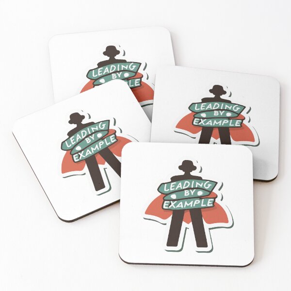 Item preview, Leading By Example - Superhero Silhouette designed and sold by NiftyWrx.