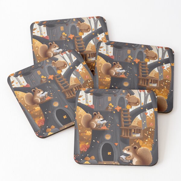 Item preview, Autumn Fun with Squirrels designed and sold by cute-animals99.