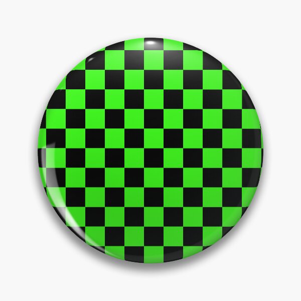 Item preview, Small Checkered - Black and Neon Green designed and sold by JustPatterns2.
