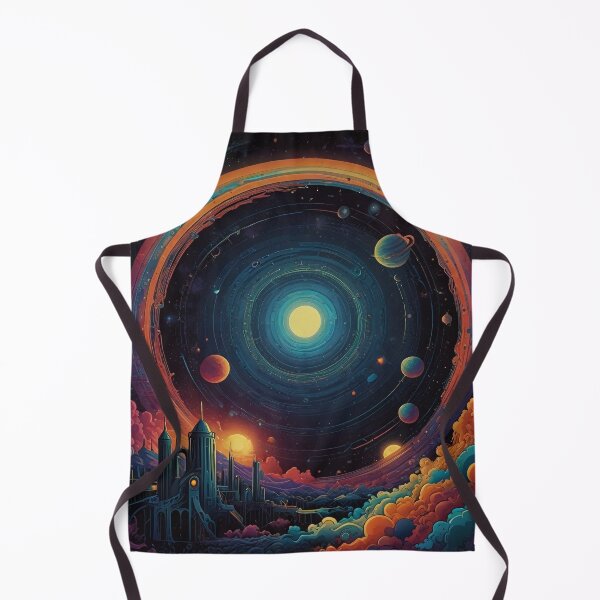 Item preview, ALIEN CITY in the SKY sci fi fantasy space art design designed and sold by Jt41.