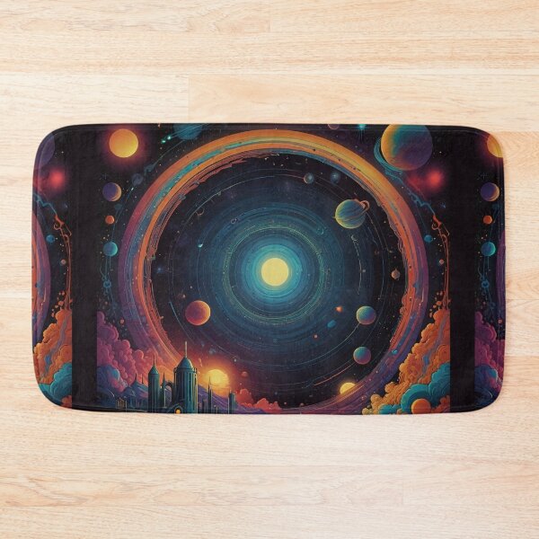 Item preview, ALIEN CITY in the SKY sci fi fantasy space art design designed and sold by Jt41.