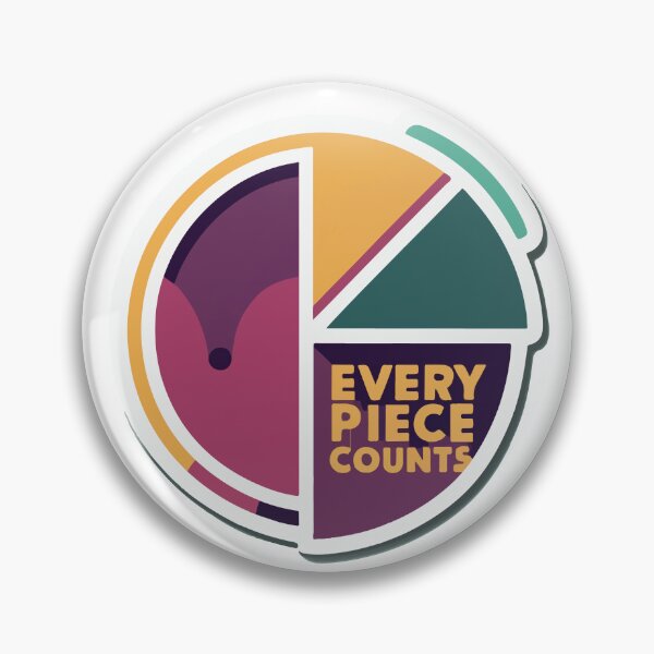 Item preview, Every Piece Counts - Pie Chart Project Teamwork designed and sold by NiftyWrx.