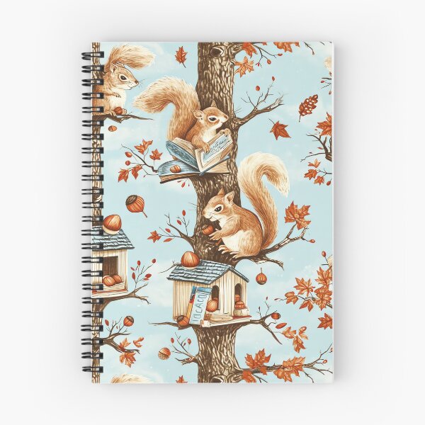 Item preview, Autumn Squirrel School designed and sold by cute-animals99.