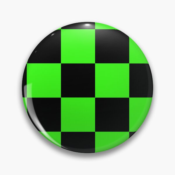 Item preview, Large Checkered - Black and Neon Green designed and sold by JustPatterns2.