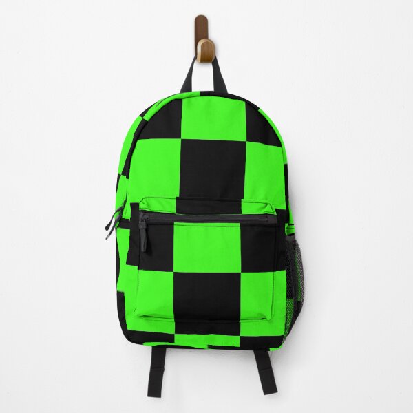 Item preview, Large Checkered - Black and Neon Green designed and sold by JustPatterns2.