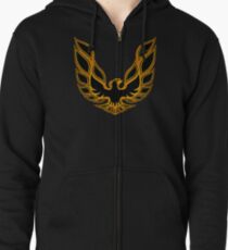Pontiac Firebird Graphic Logo Zipped Hoodie