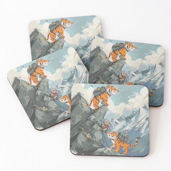Item preview, Adventurous Tiger Climbers designed and sold by cute-animals99.