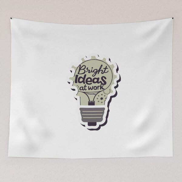 Item preview, Bright Ideas at Work - Creative Lightbulb with Gears Design designed and sold by NiftyWrx.
