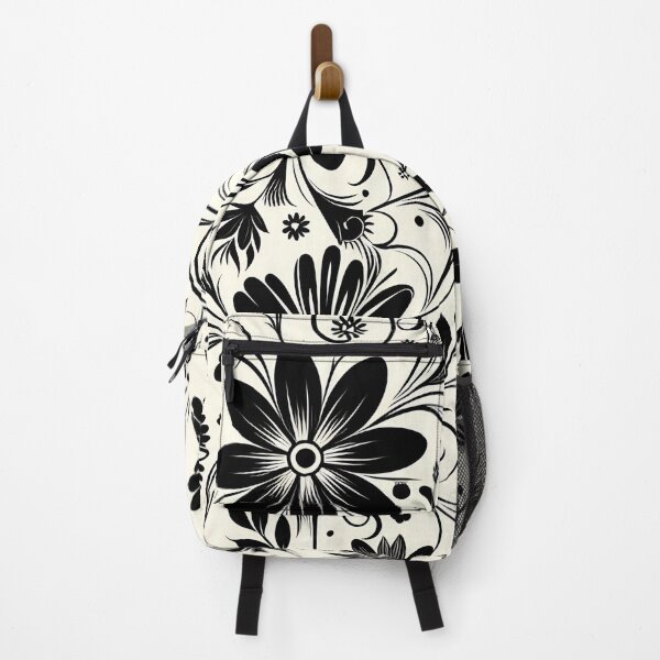 Item preview, Black and White Floral Pattern  designed and sold by GraphicsClub.