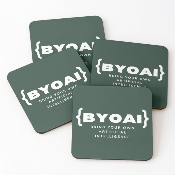 Item preview, BYOAI - Bring Your Own Artificial Intelligence designed and sold by SwejdDesign.