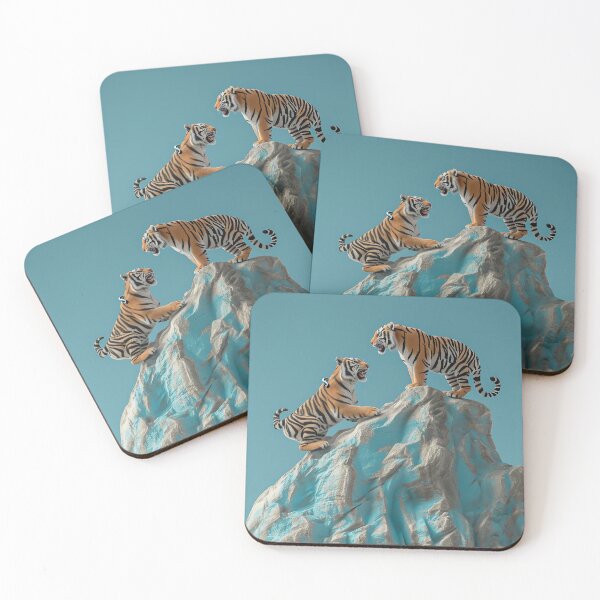 Item preview, Adventurous Tiger Climbers designed and sold by cute-animals99.