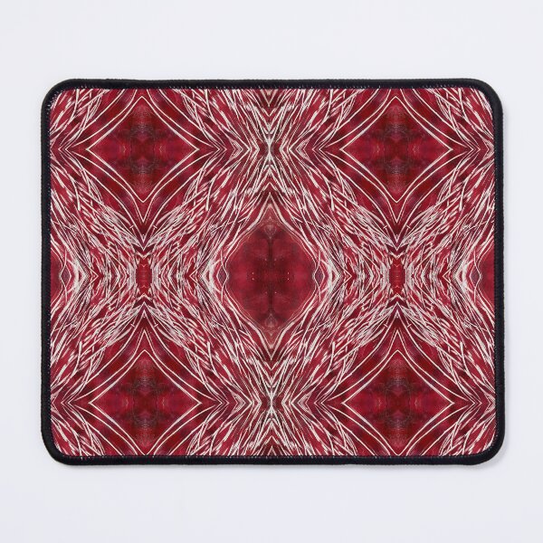 Item preview, Red Witches Hair Monoprint Pattern designed and sold by vallisrowe.