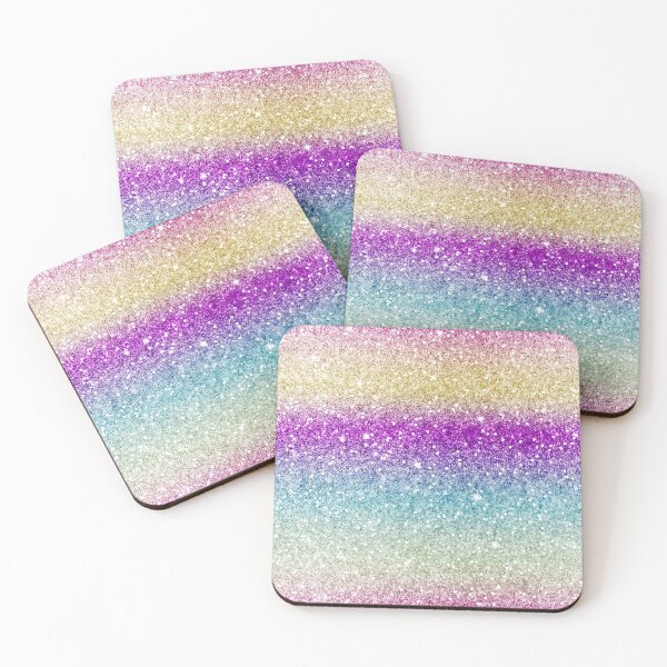 Item preview, Party Collection, Glitter, Shiny, Shimmery, sparkle Rainbow or unicorn colors - Pink, Yellow, Blue, Green, Purple designed and sold by RSDigitalPrintDesign.