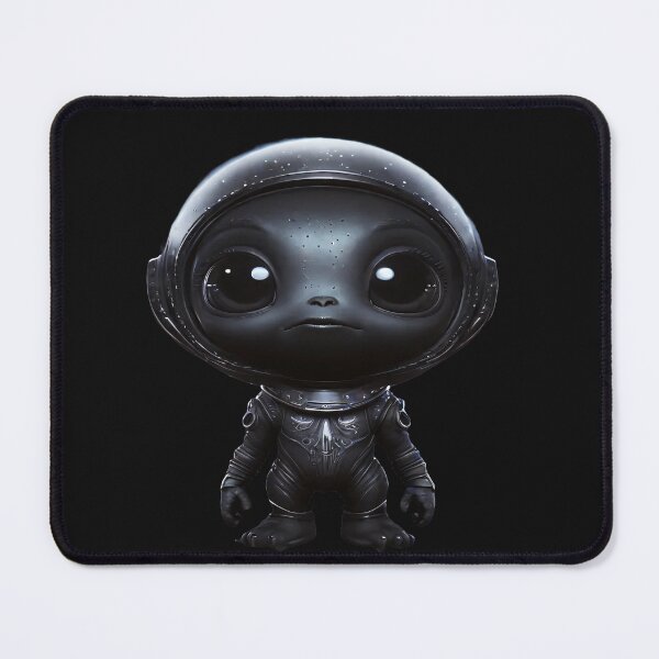 Item preview, Effie the black alien friend designed and sold by WintyArts.