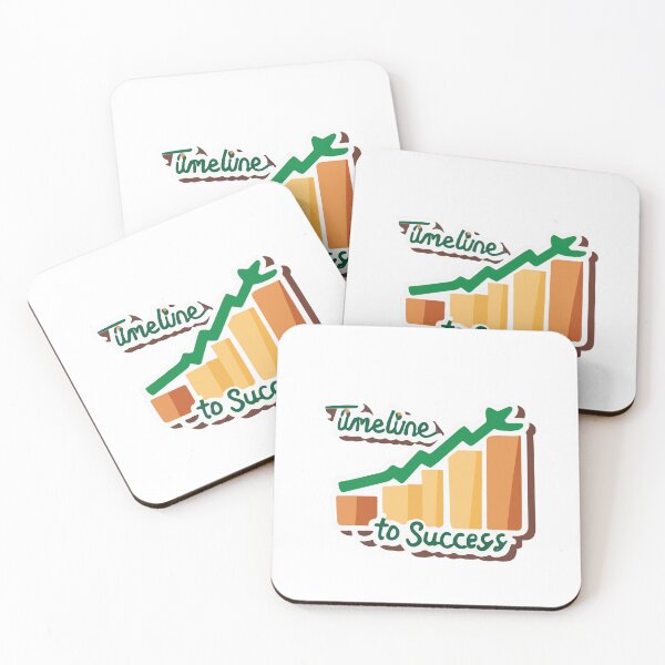 Item preview, Timeline to Success - Line Art Gantt Chart Design designed and sold by NiftyWrx.