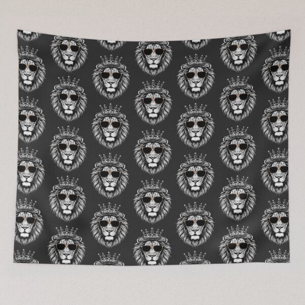 Item preview, Real Cool Lion King Crown for Men Women Lion Crown Lover -  designed and sold by PurpleLoveStore.