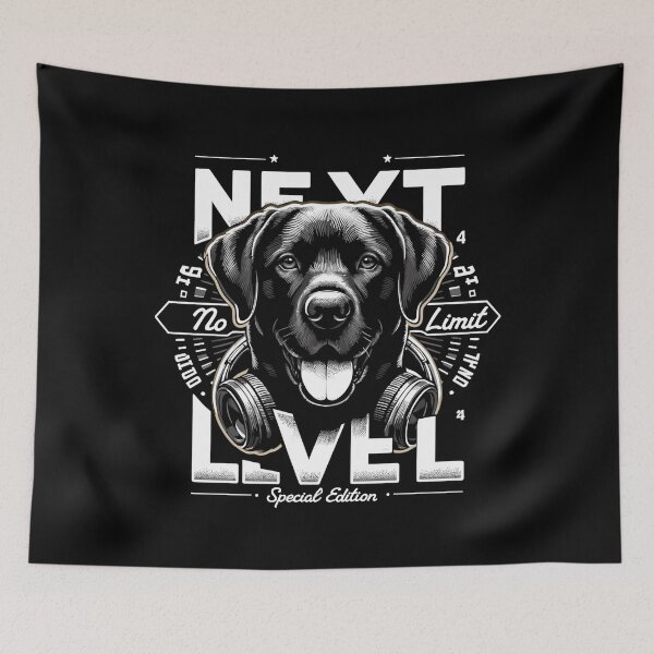Item preview, Black Labrador Gangster Next Level Dog Gift designed and sold by Pineapple-Tree.